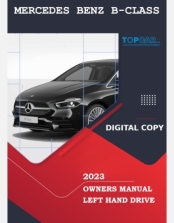 MERCEDES BENZ B CLASS 2023 OWNERS MANUAL